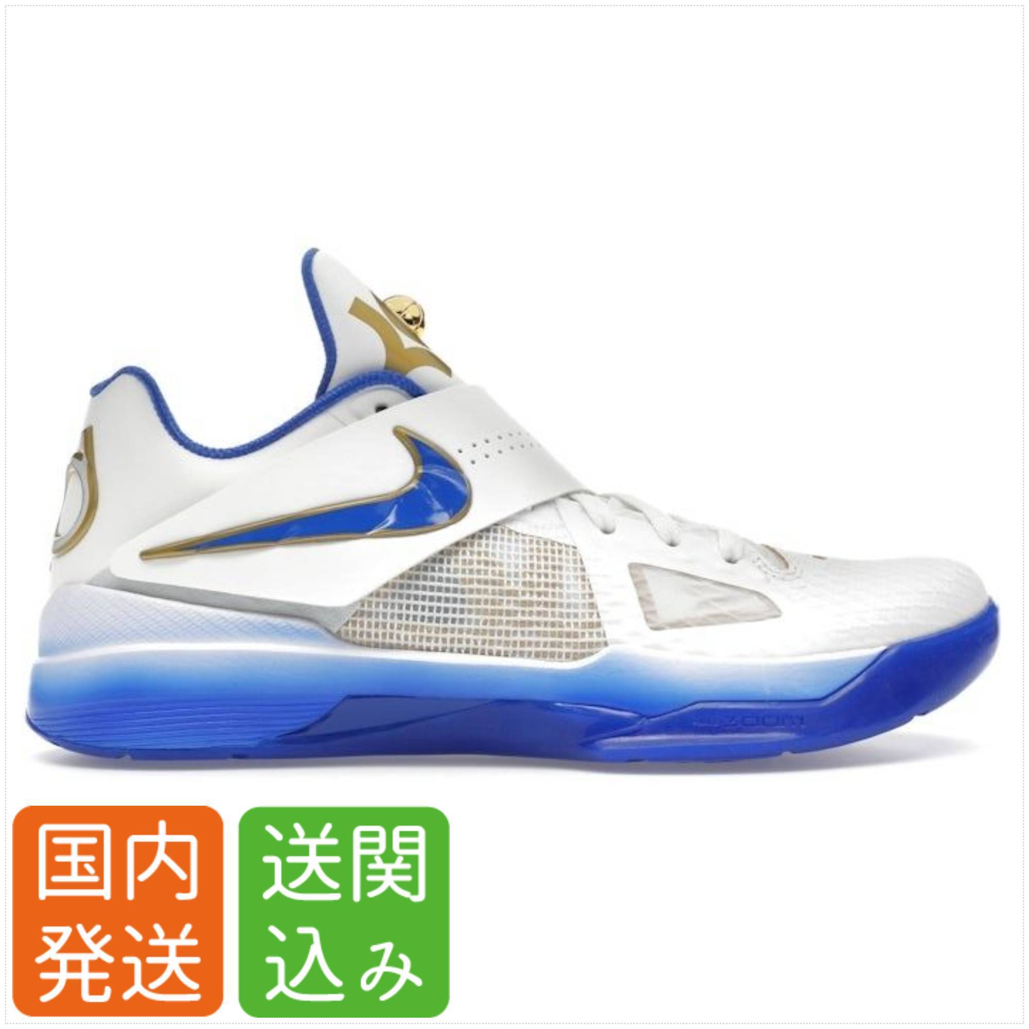 NIKE★KD 4 ケビン デュラントThe Real MVP White 送関込