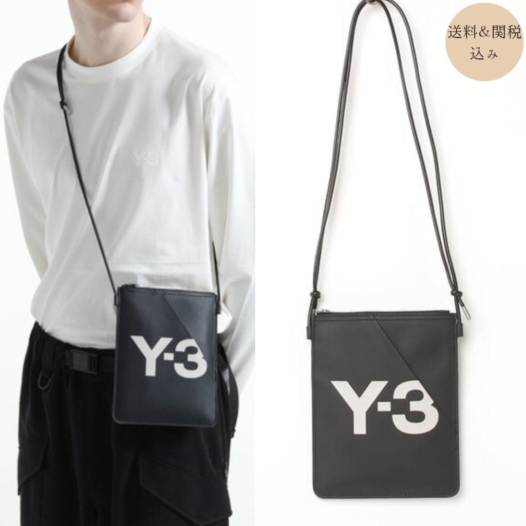 Y-3 ワイスリー レザー ショルダーバッグ