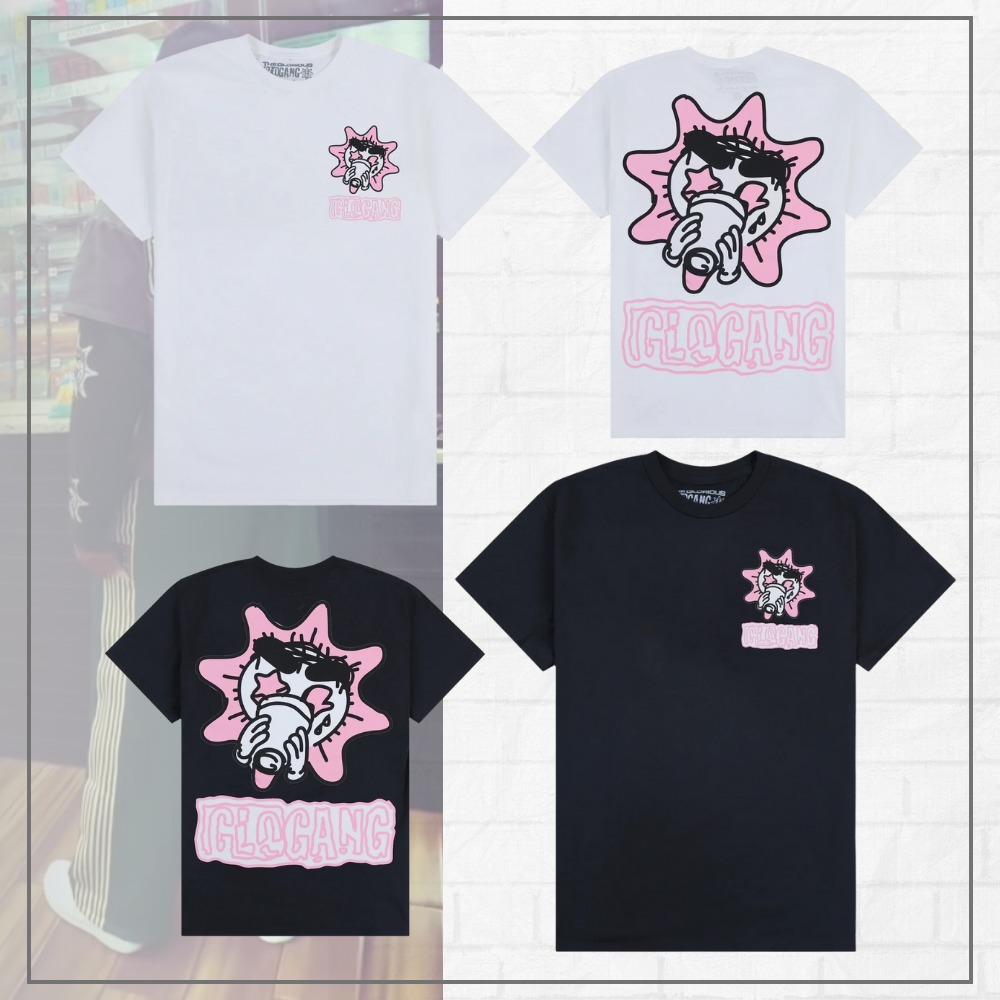 【今を楽しむ一着！】GLOGANG Doodle Glo Sun ロゴ Tシャツ
