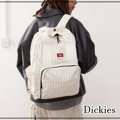 【Dickies】ストライプ バックパック ※送関込