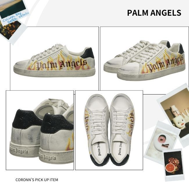 Stray Kids愛用《Palm Angels》PALM ONE スプレーPRINT SNEAKERS