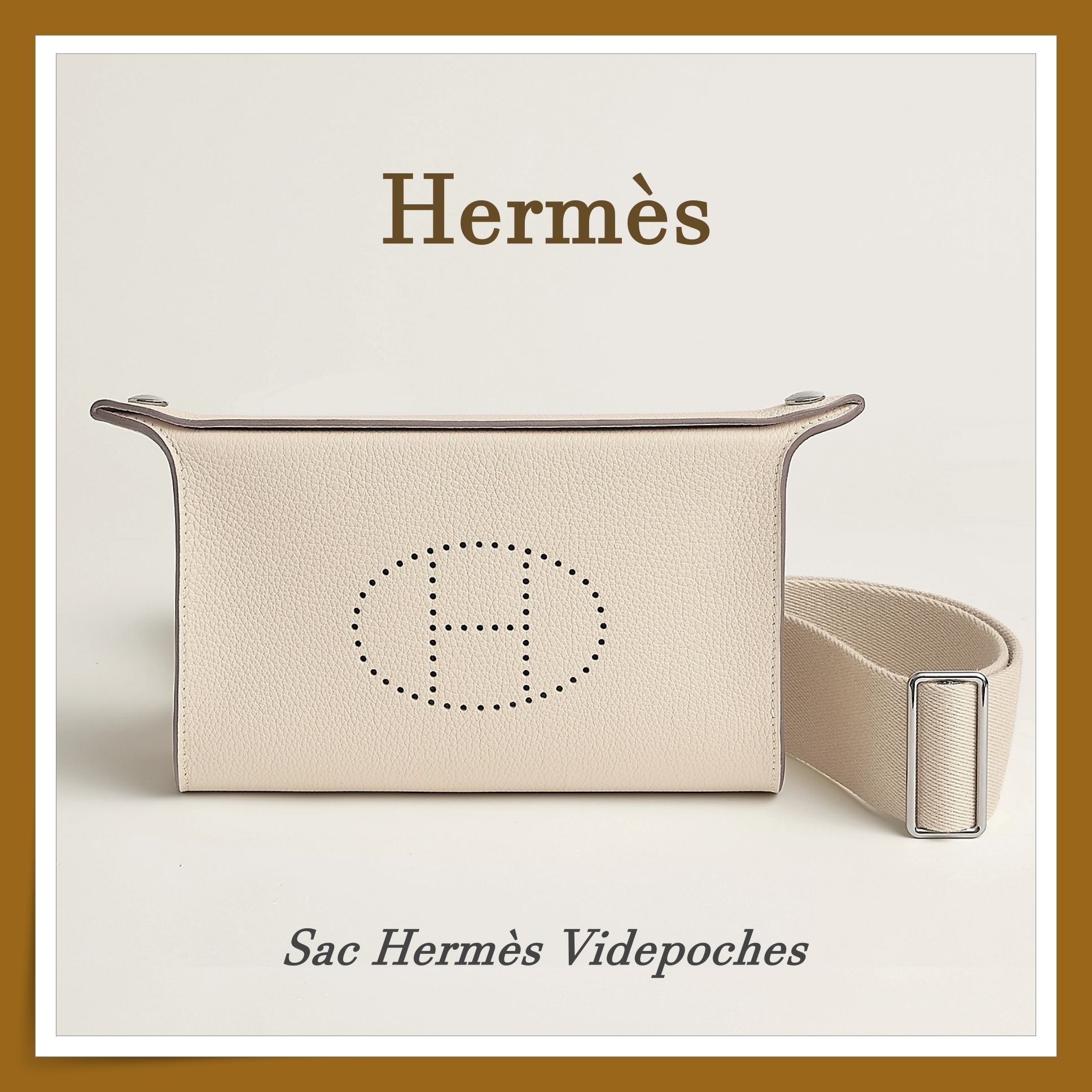 【HERMES】上品でシンプル☆ヴィドポッシュ ショルダーバッグ