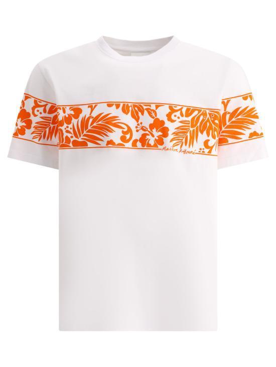 Tシャツ・カットソー MAISON KITSUNE Men T Shirts MM00117KJ0118P100 White