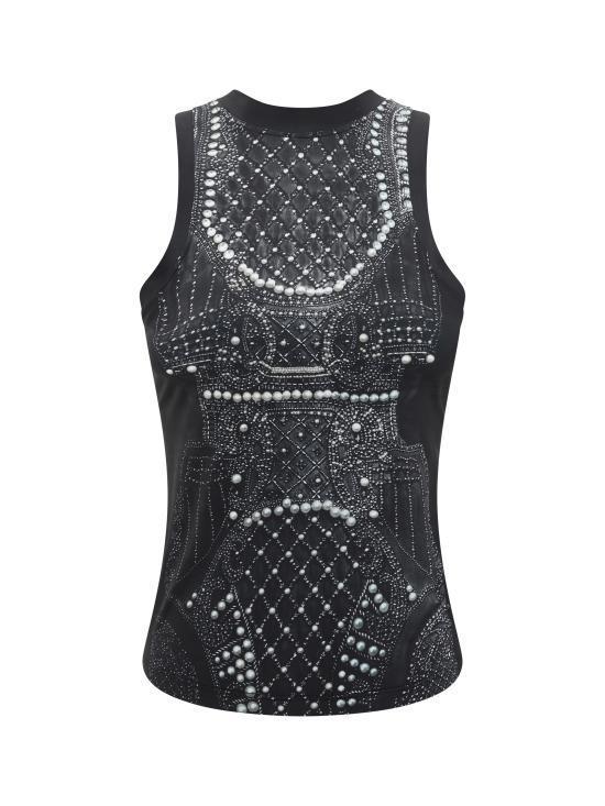 Tシャツ・カットソー BALMAIN Women Tops EF1EB045GE48 EAB BLACK
