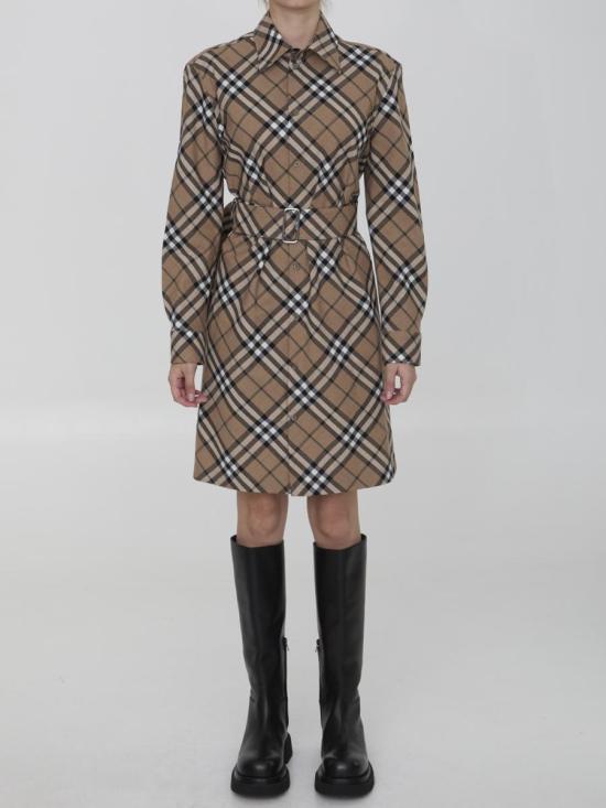 ワンピース BURBERRY Women Mid Skirts 4969514 8095080 C1202 BROWN