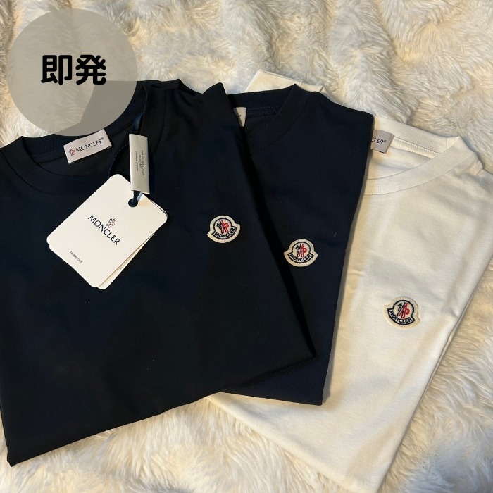 大人もOK！【Moncler】モンクレール ロゴパッチ Tシャツ 関税込