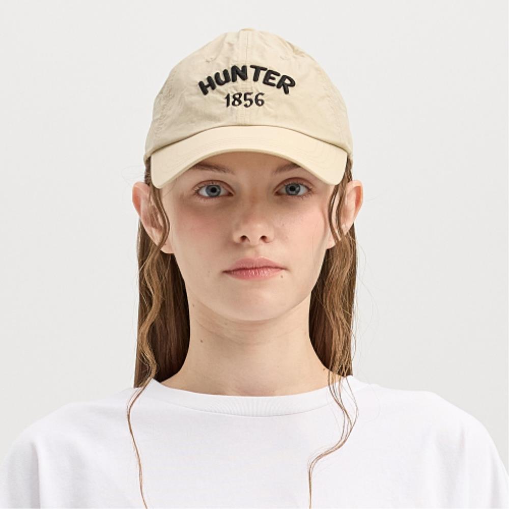 ◆HUNTER◆ UNISEX LIGHTWEIGHT RIPSTOP LOGO CAP SMOOTHPEBLE