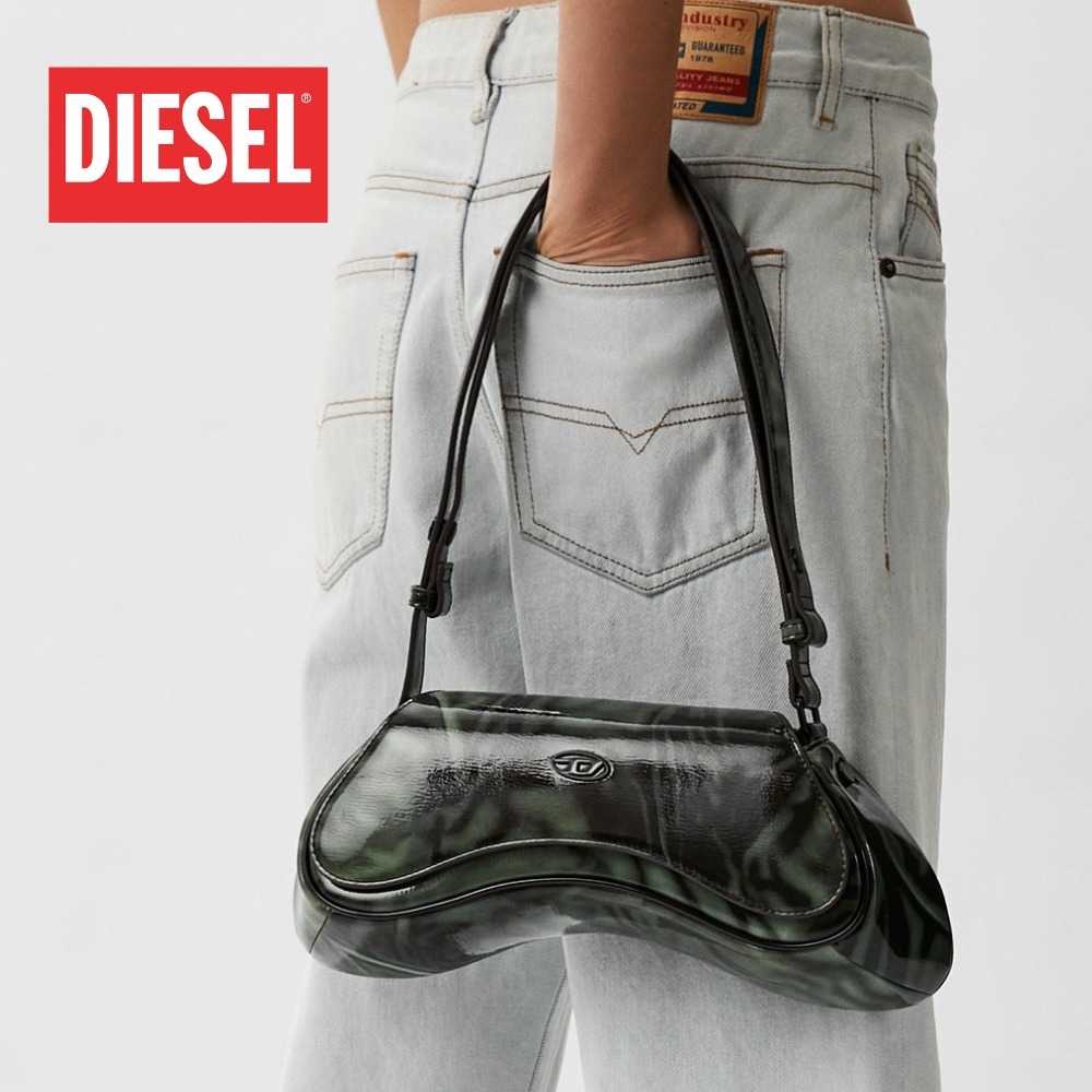 関税送料込★DIESEL/PLAY CROSSBODY green