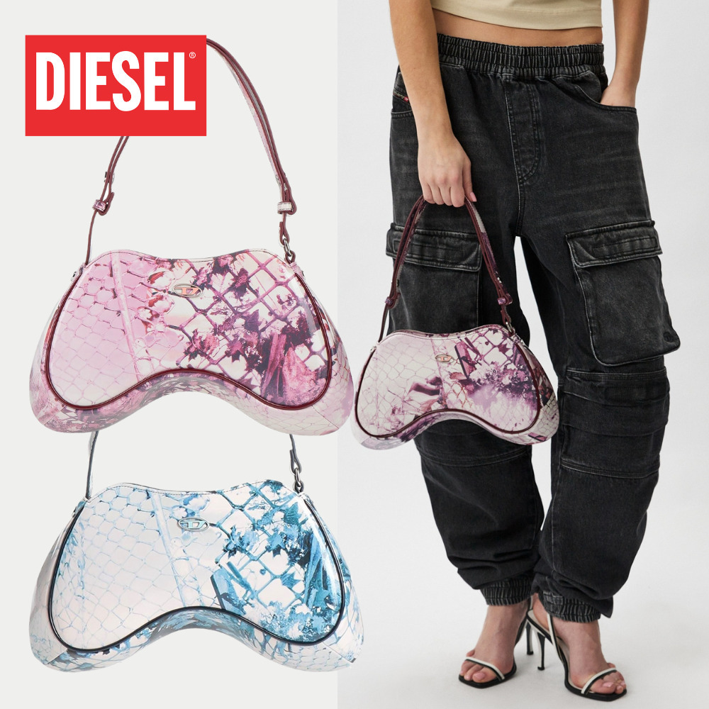 関税送料込★DIESEL/PLAY CROSSBODY デジタルプリント