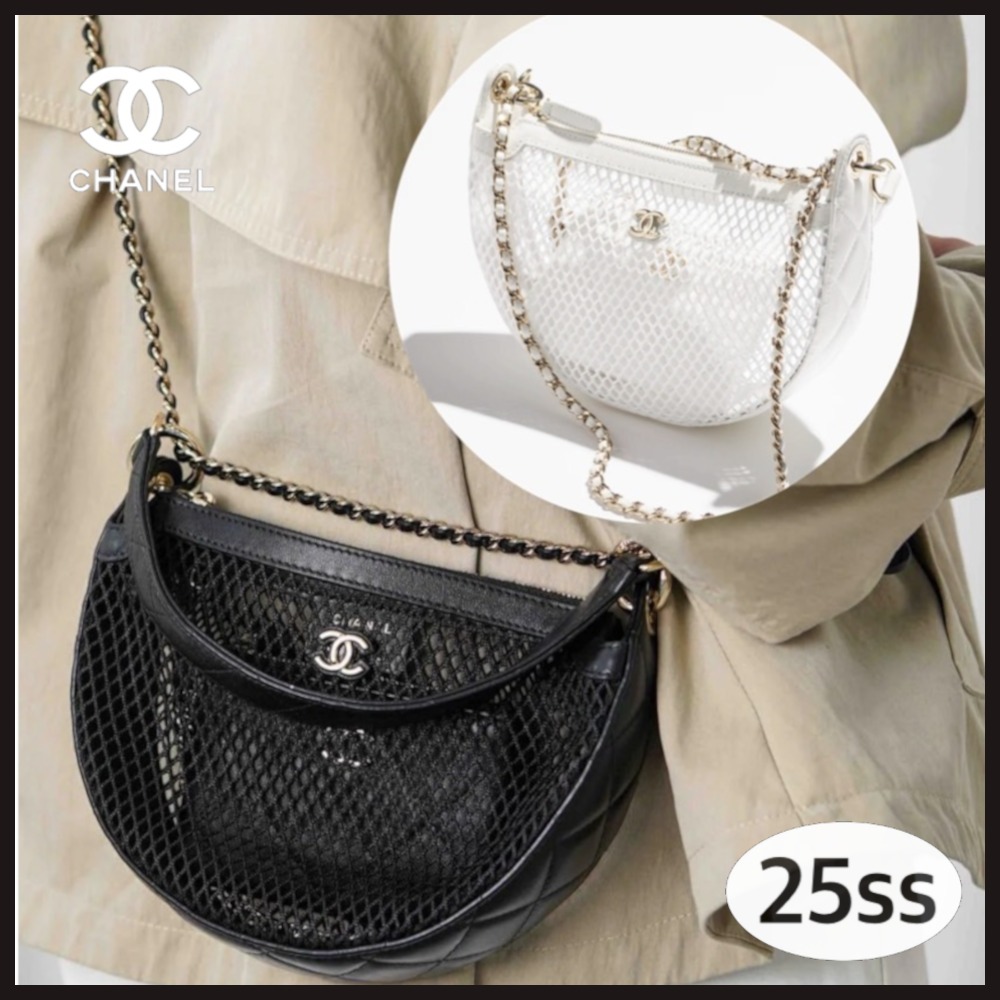 【完売必至★注目】CHANEL 25SS ポーチ付き 2way メッシュバッグ