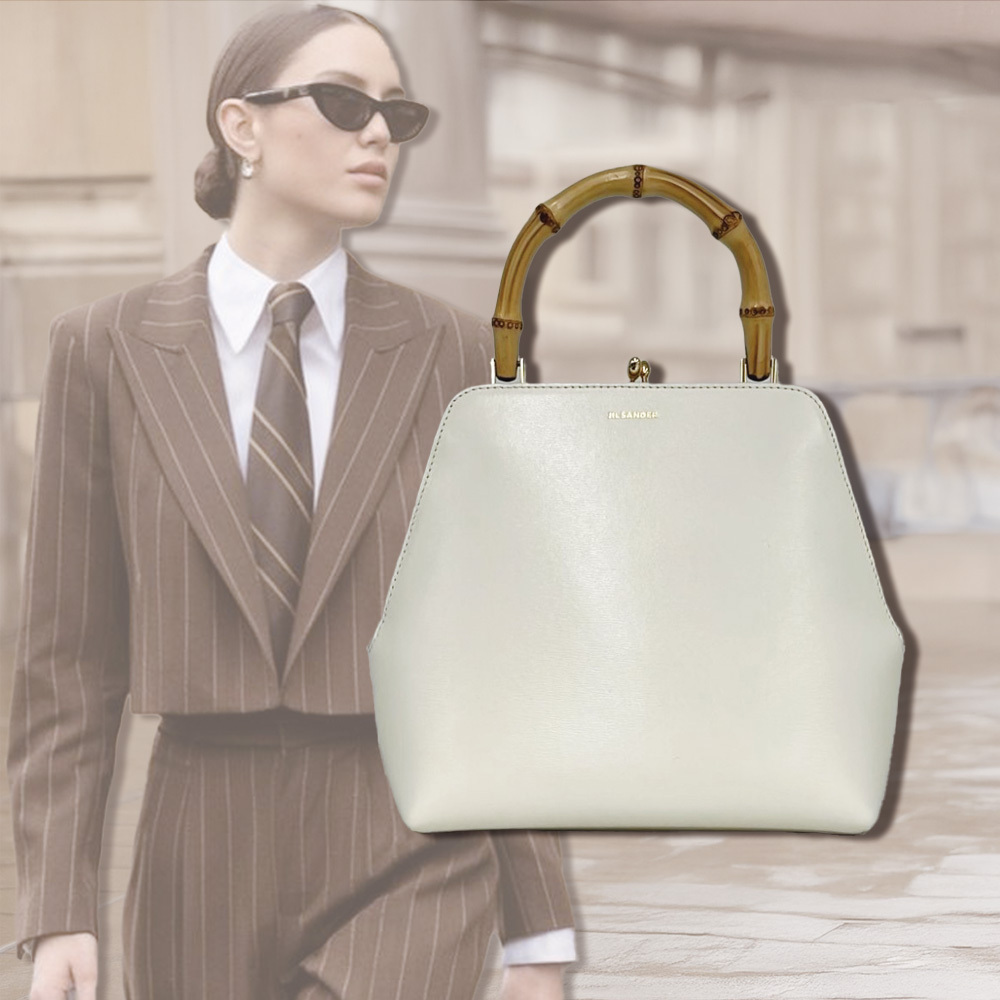 【ミニマルで都会的】JILSANDER Goji Bamboo Square ホワイト