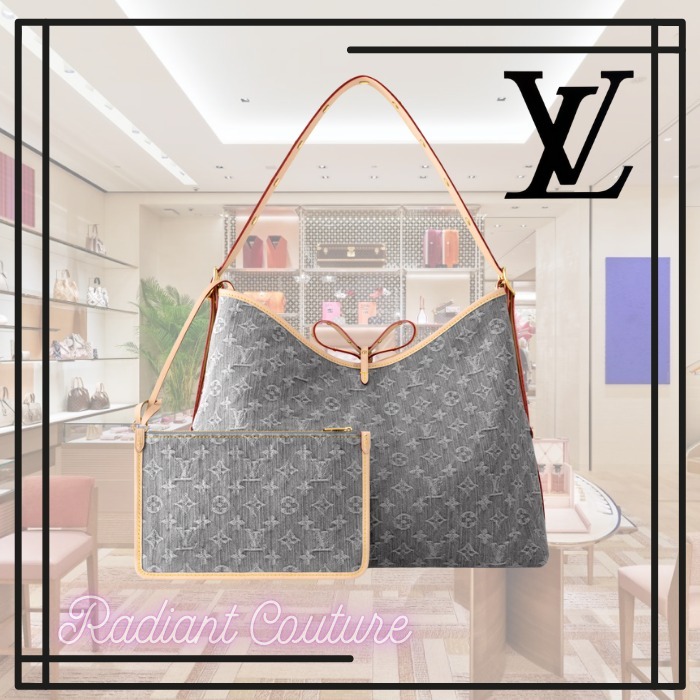 【Louis Vuitton】トートバッグデニム キャリーオールMM