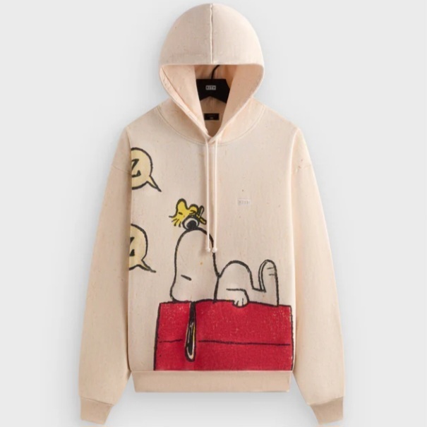 KITH × Peanuts スヌーピーSleeping Dogフーディ 国内発 送関込
