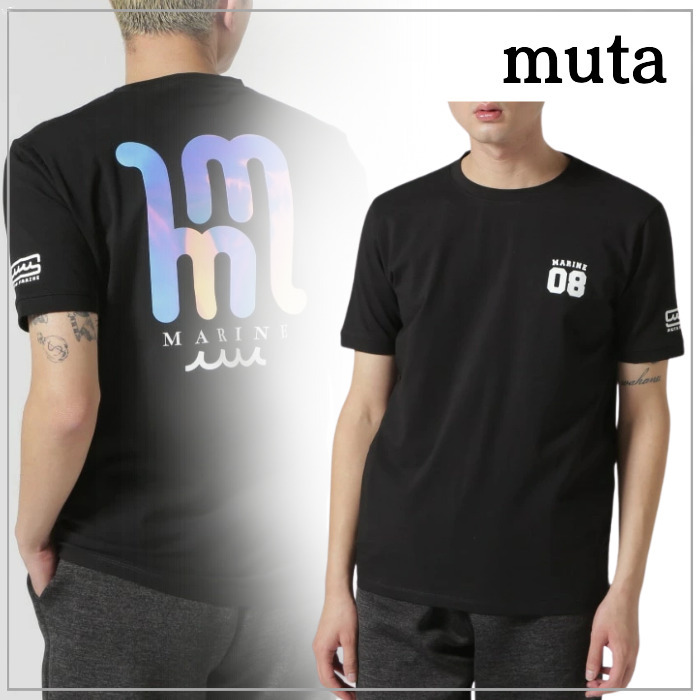 【別注】mutaムータ リフレクタープリントTシャツ