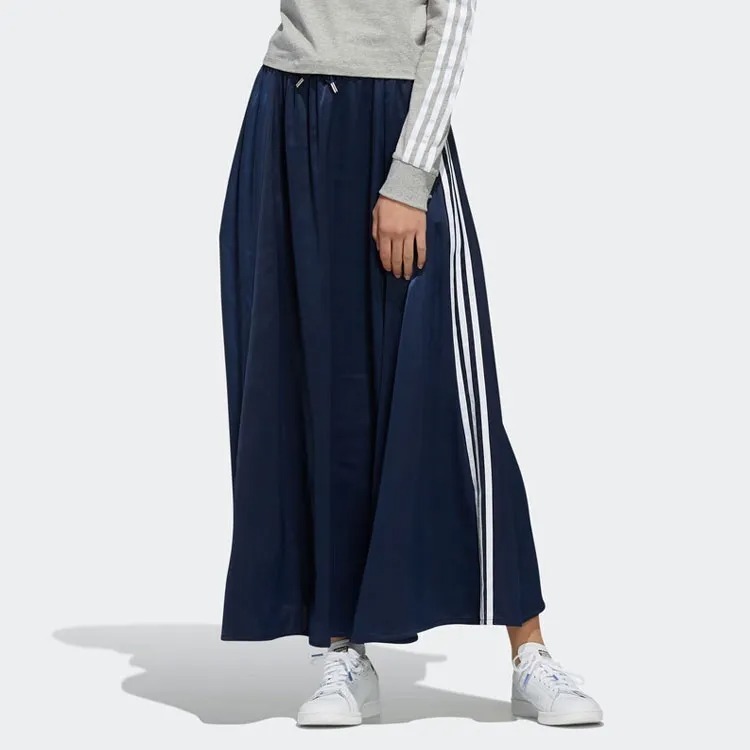 ★人気★ adidas originals Skirt ロングサテンスカート