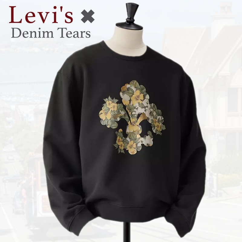 送料込*Levi's×DenimTears*フルールドリススウェットシャツ