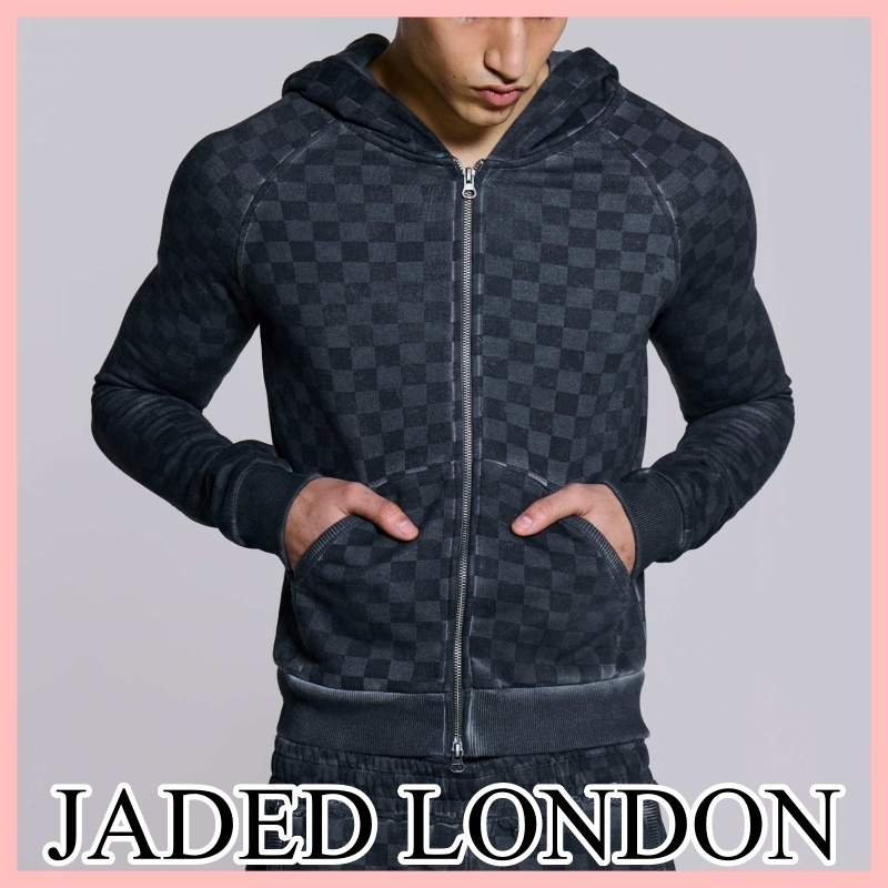 JADED LONDON Checkerboard Mini Monster フーディ Black 送料込