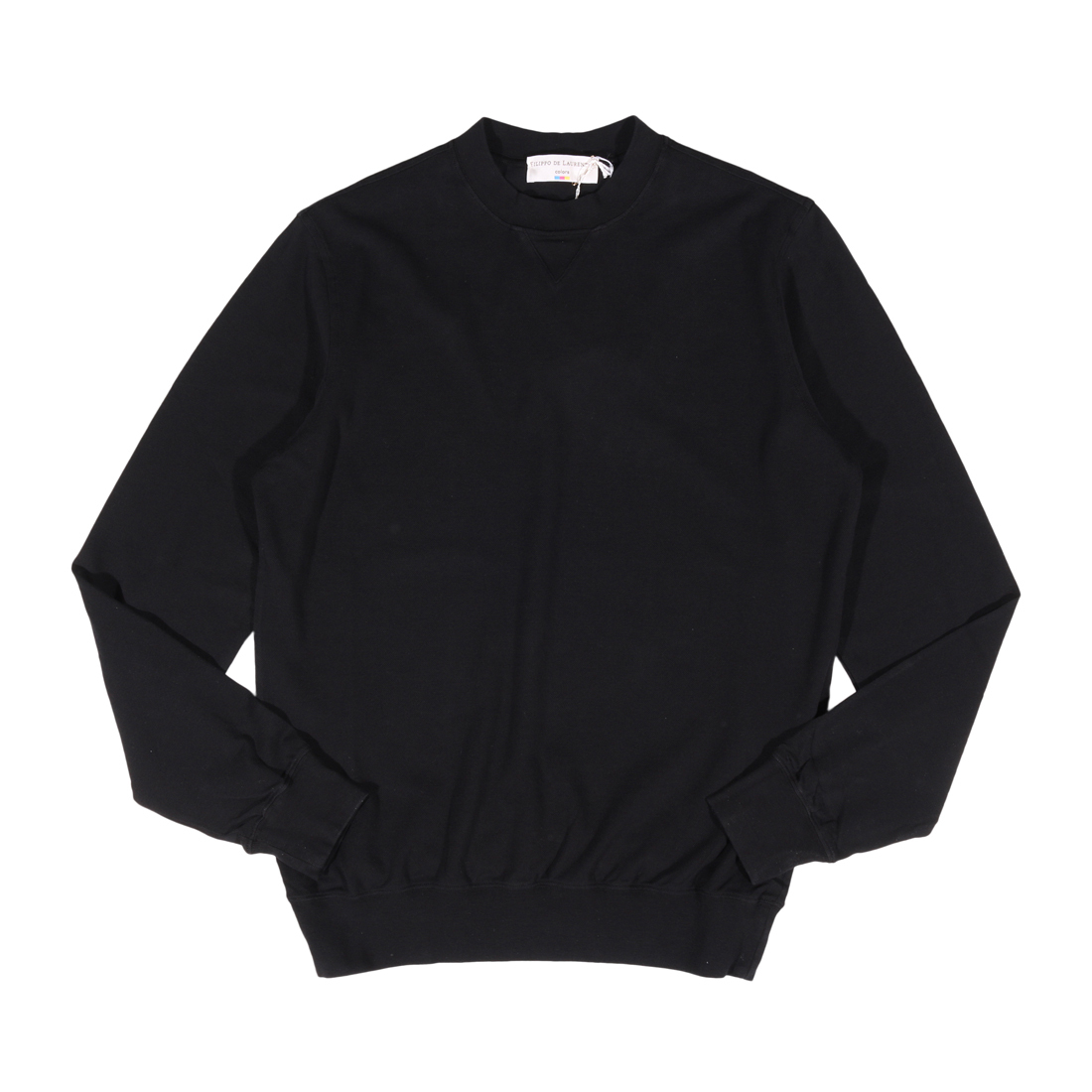 国内発送 FILIPPO DE LAURENTIIS Uネック長袖Tシャツ 46