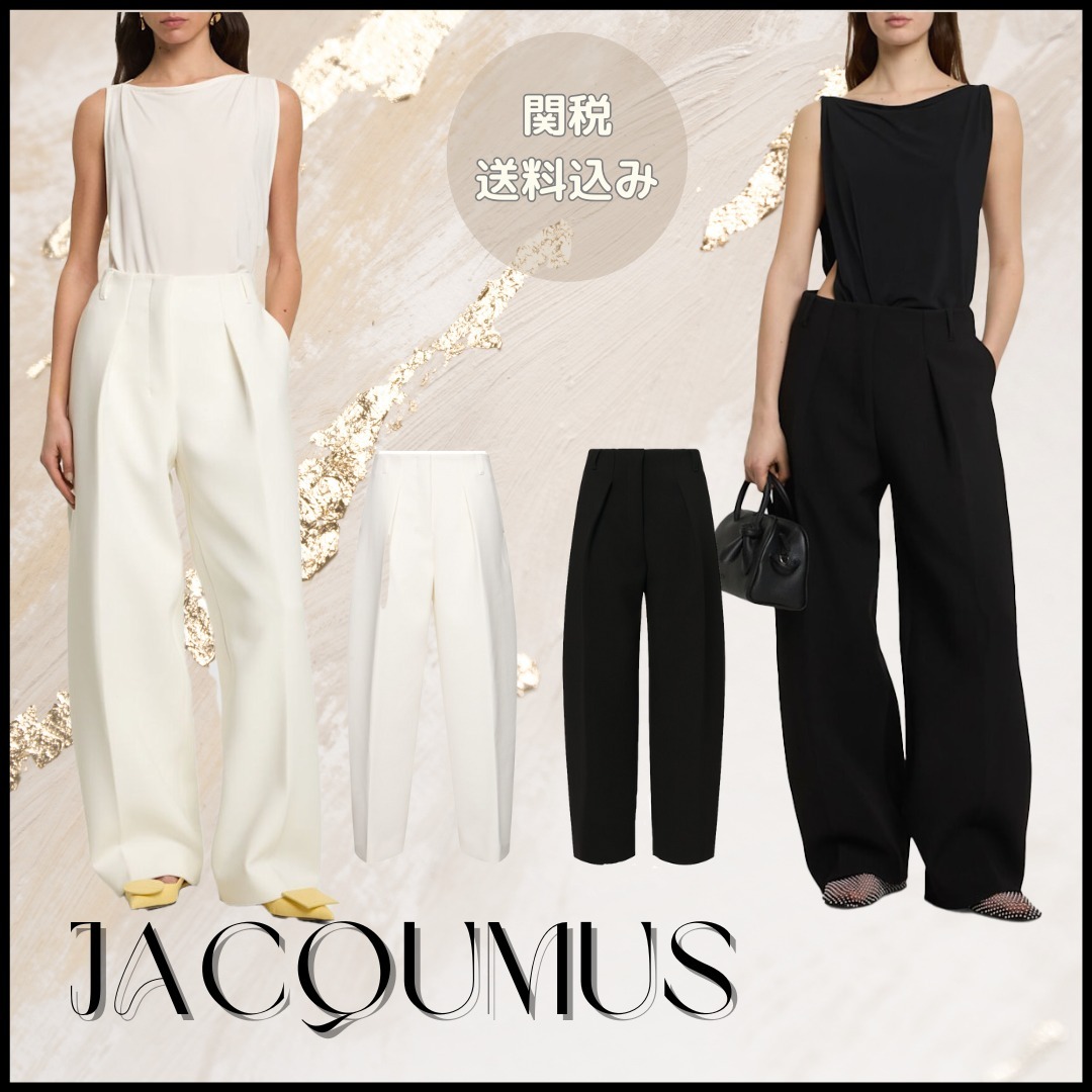 JACQUEMUS【関税送料込】ハイライズパンツ