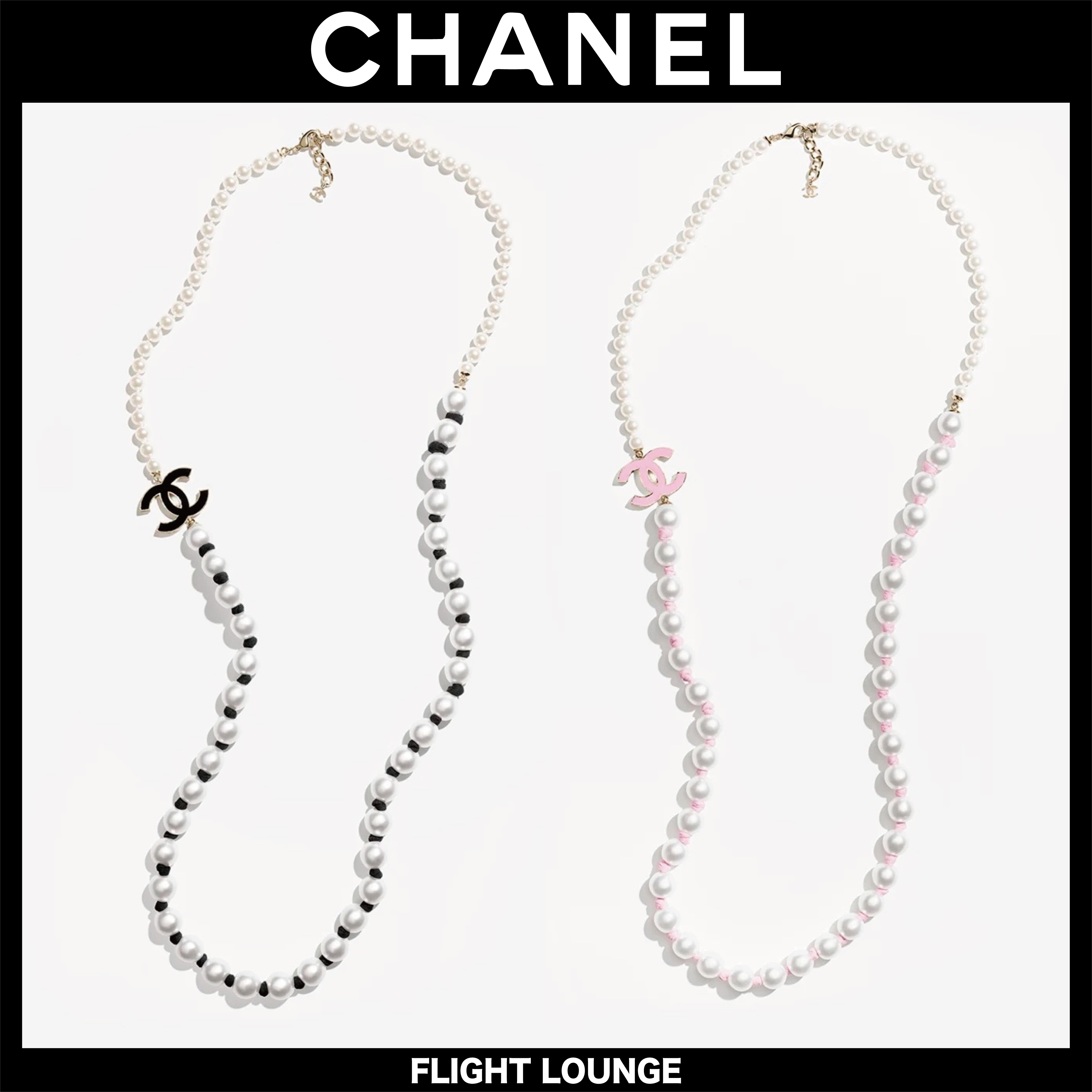 重ね付けも♪ CHANEL ロングネックレス 25s