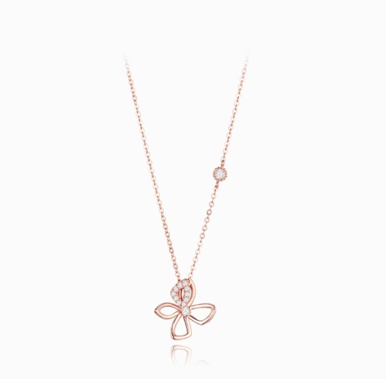 [STONE HENgE] 韓国☆14K☆L.O.V.E Duet Necklace