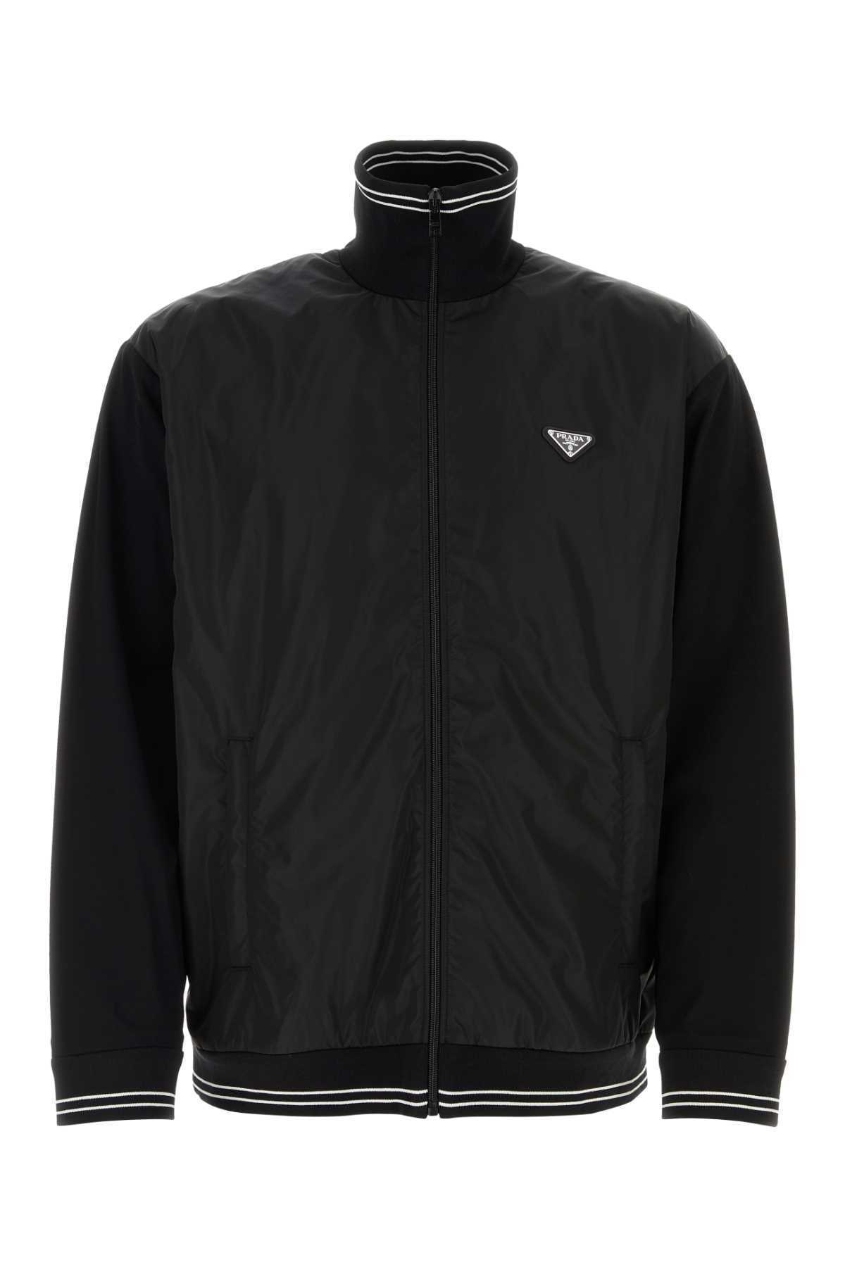 【関税&送料込】Prada Black Cotton And Nylon Jacket