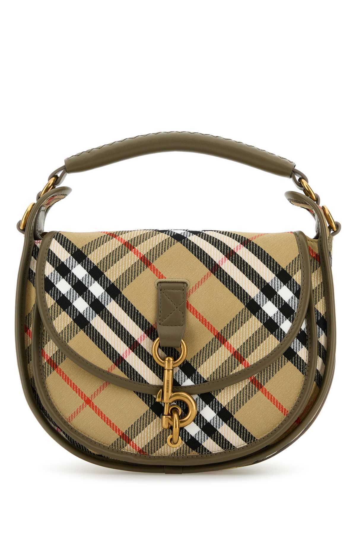 【関税&送料込】Burberry Embroidered Canvas Handbag
