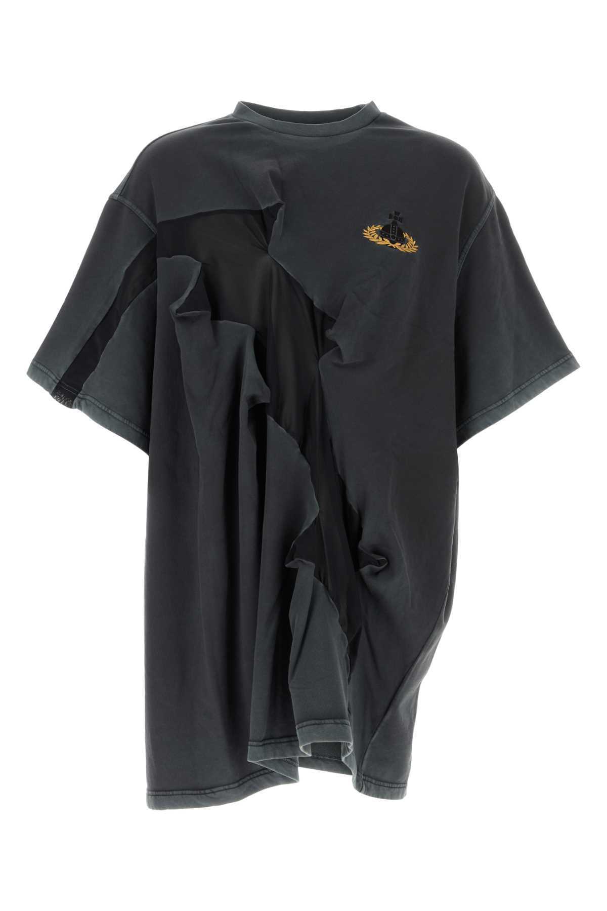 【関税&送料込】Vivienne Westwood Charcoal Cotton Oversize T