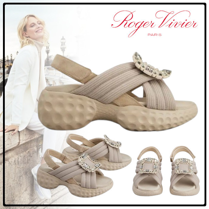 Roger Vivier◆直営買付 ヴィヴ ラン ライト バックル サンダル