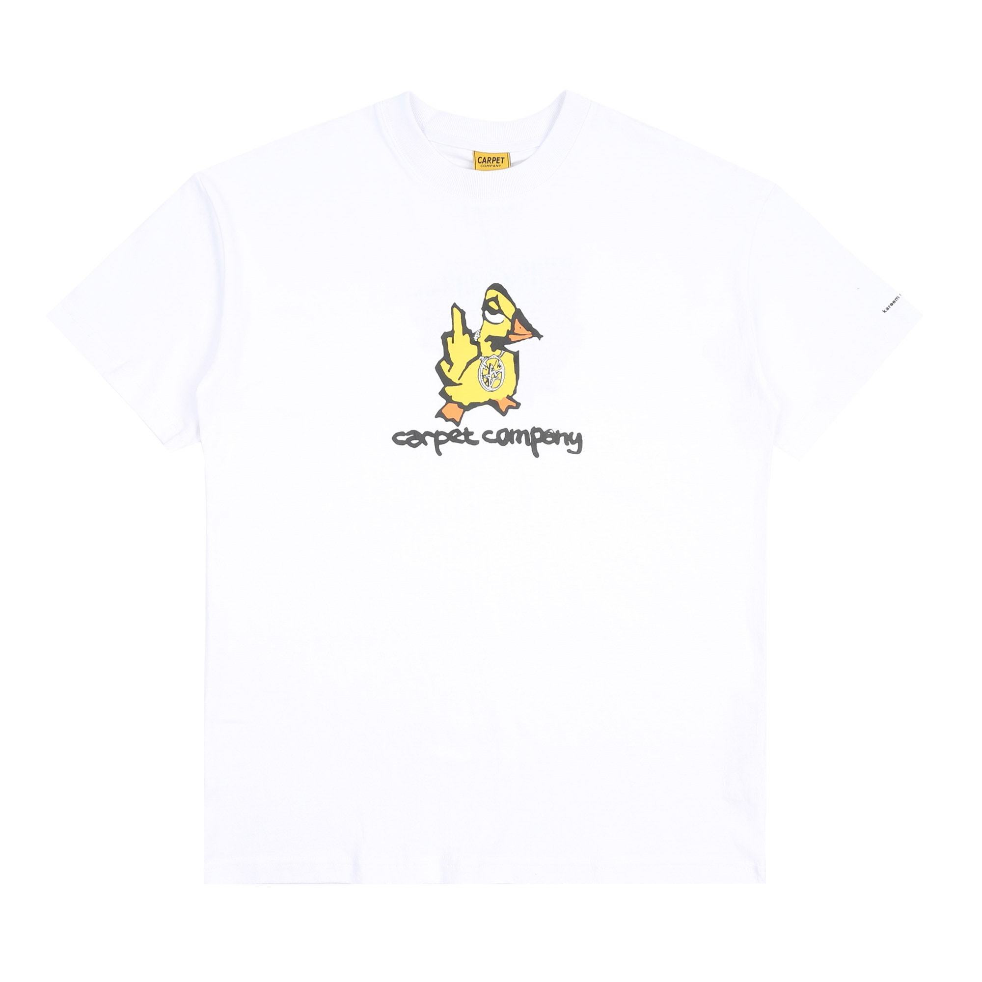 【CARPET COMPANY】 Duck You Tee White
