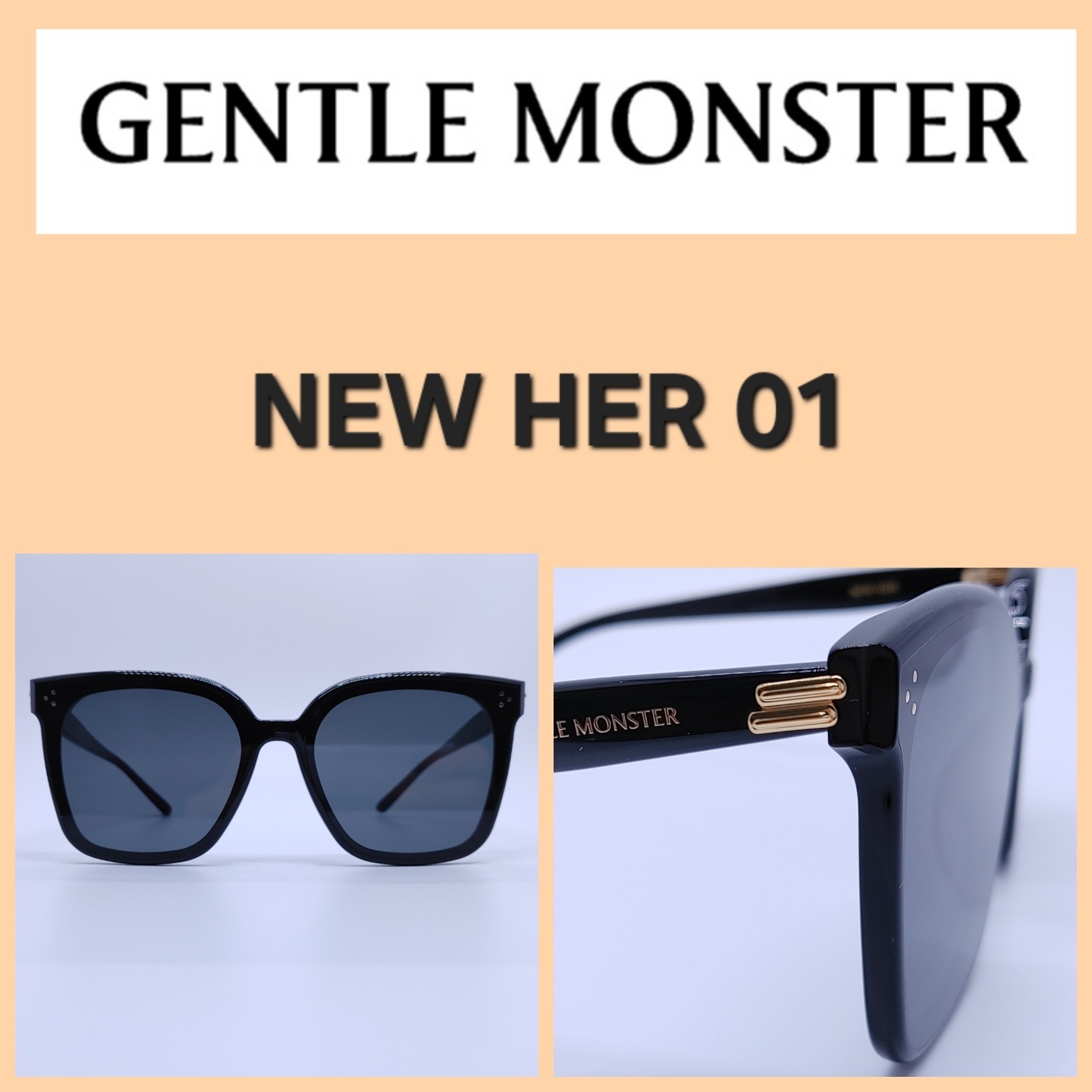 【NEW HER 01】★すべてのルックに似合うクラシックなサングラス