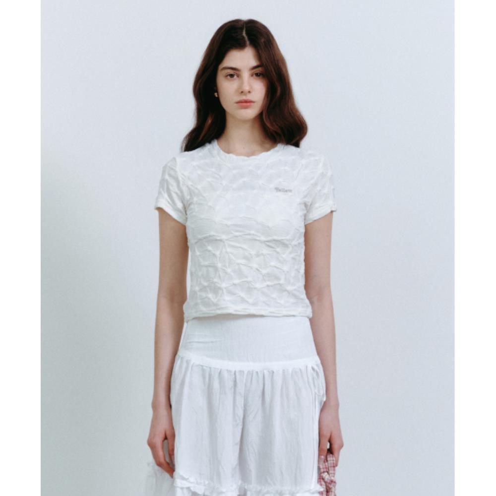 ◆Fallett◆ Smoking short sleeve ivory