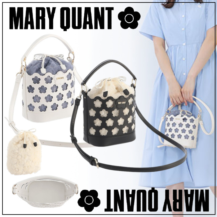 2-5日着 MARY QUANT パンチングデイジー 2WAYミニショルダー