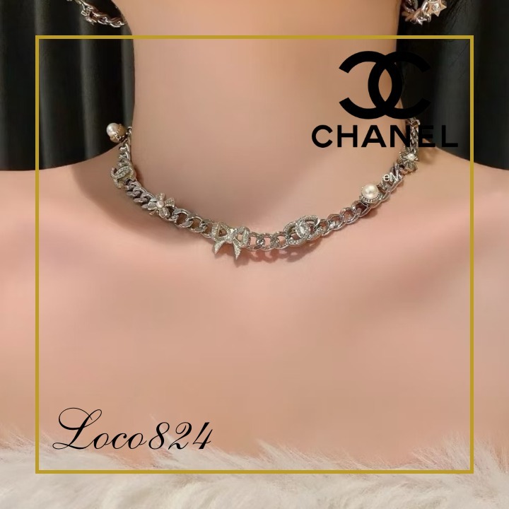 【CCロゴ】CHANEL チョーカー リボン