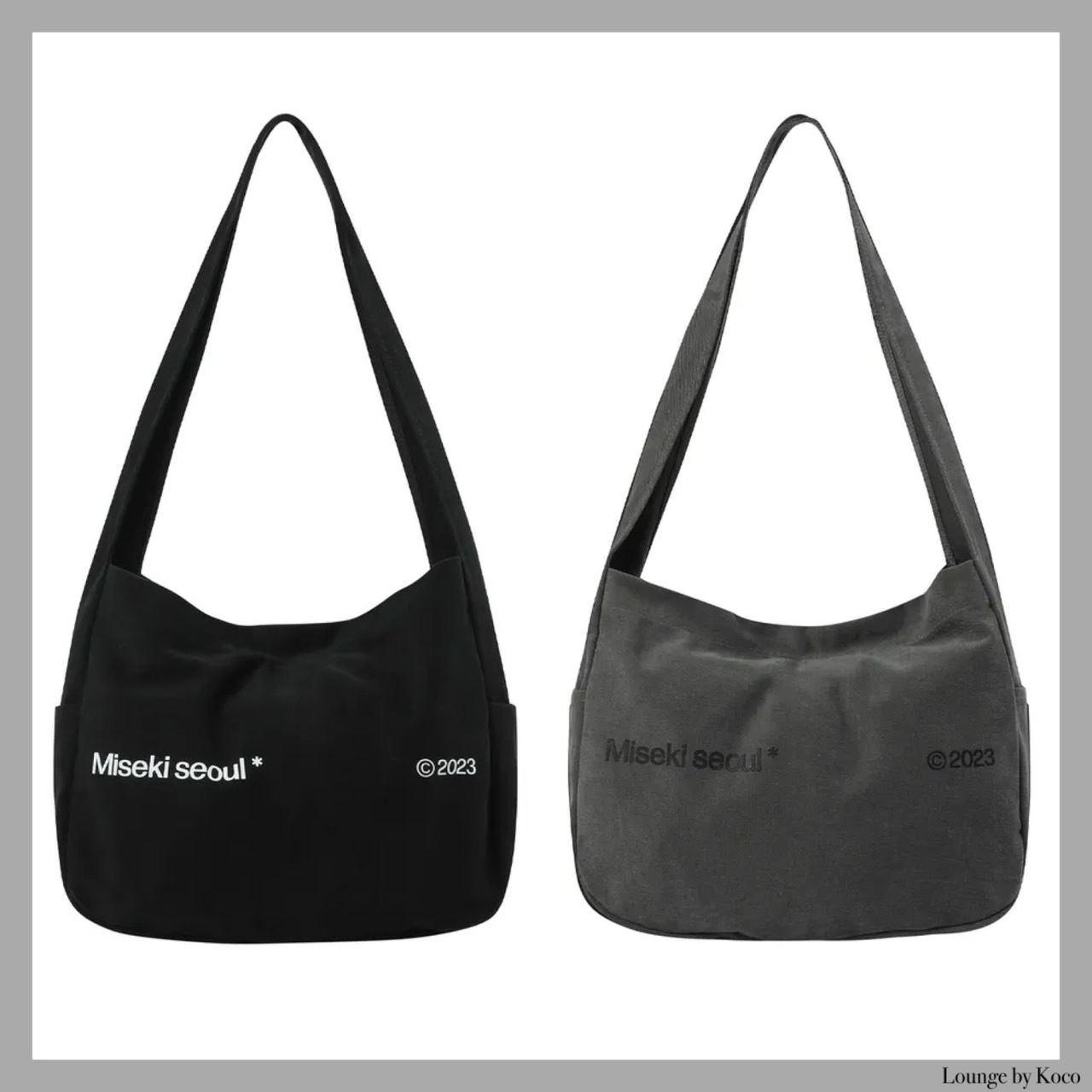 【Miseki SEOUL】Cotton big crossbag