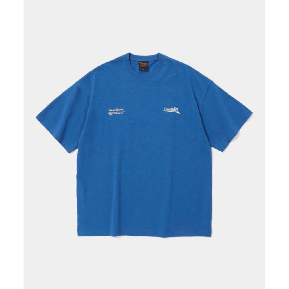 ★★Columbia★★ CU BIG WAVE LOGO SS TSHIRTS BLUE CIW2UTST87