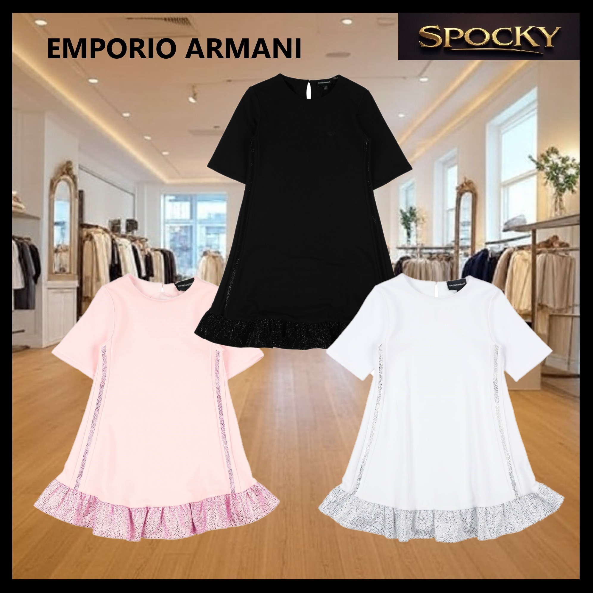 EMPORIO ARMANI エンポリオアルマーニ ワンピースドレス キッズ