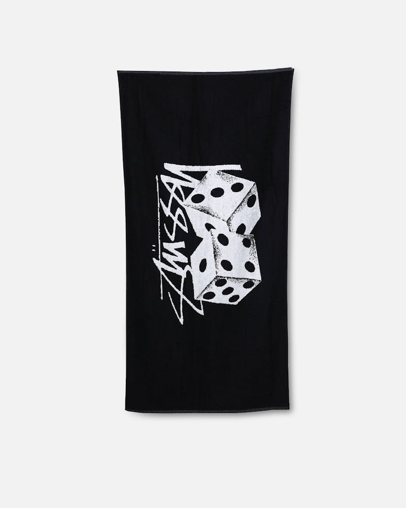 ◆STUSSY◆ Designs Dice Towel ダイス柄 ロゴ モノクロ タオル Amazon.co.jp: [ステューシー] DICE JACQUARD BEACH TOWEL