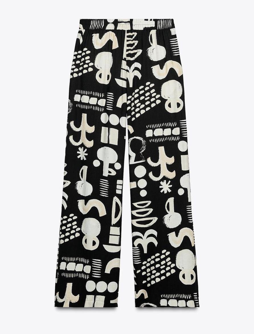 ☆ドイツ発*ZARA*新作*アブストラクトプリントブレザー/BH☆ ☆ドイツ発*ZARA*新作*アブストラクトプリントパンツ/BH☆