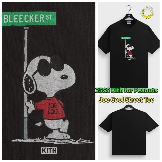 ★25SS 入手困難★Kith for Peanuts Joe Cool Street Tee