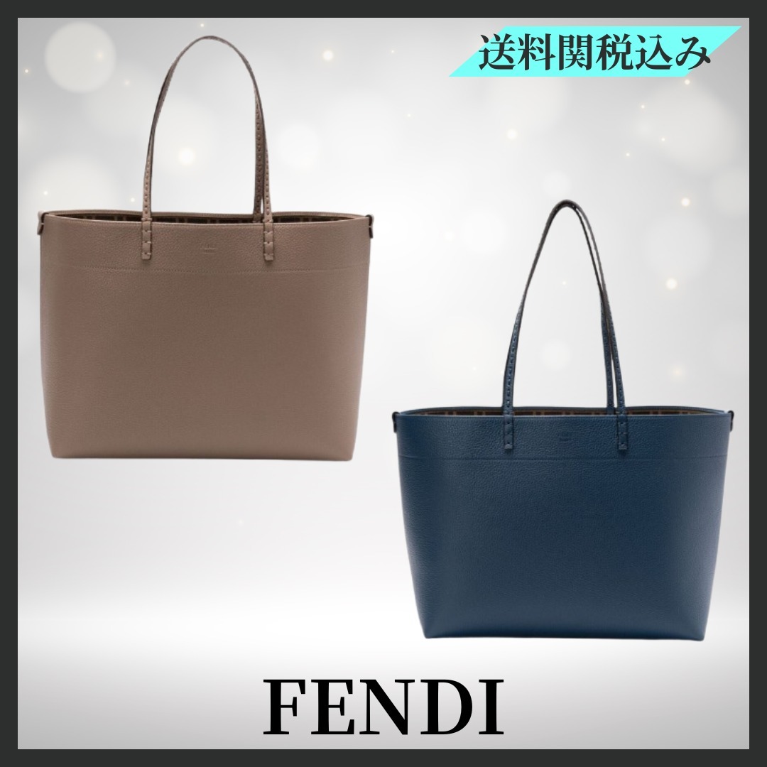 送料関税込【FENDI】ロール ミディアム セレリア トートバッグ