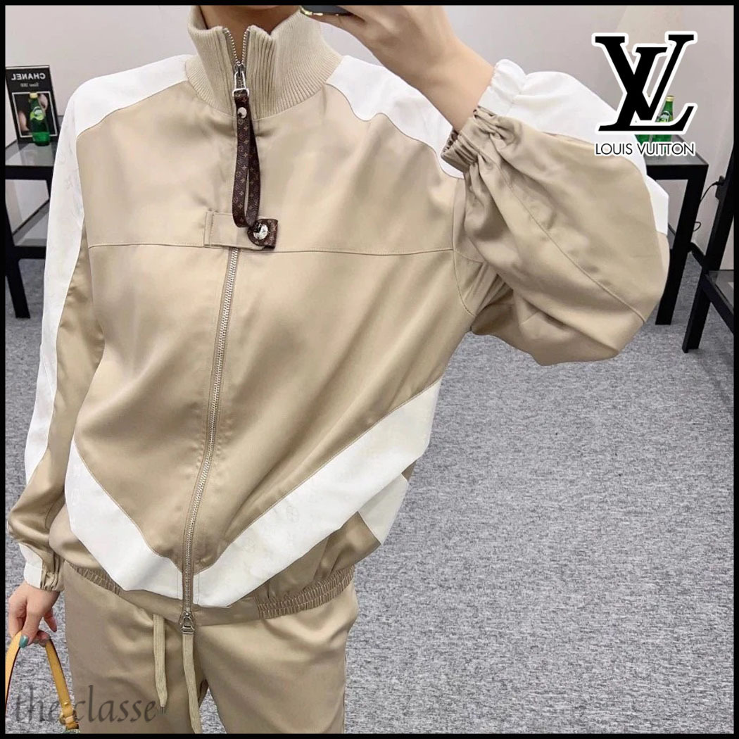 【シンプルスポーティ】Louis Vuitton ジップアップジャケット