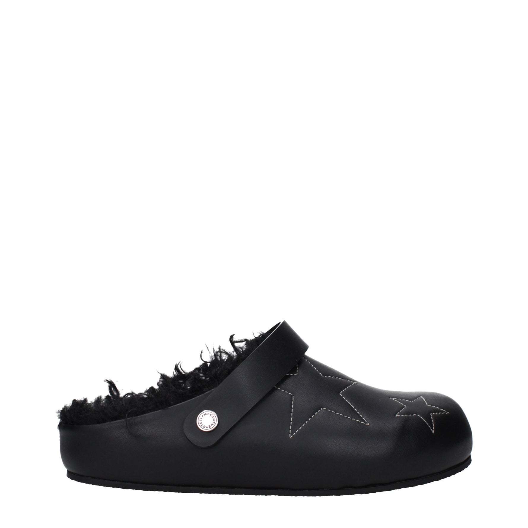 サンダル・ミュール STELLA MCCARTNEY Slippers and Clogs Women Eco Leather Black
