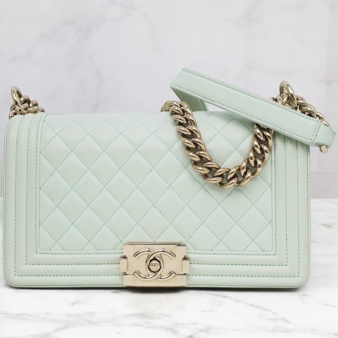 【VINTAGE】CHANEL ボーイシャネル チェーンショルダーバッグ