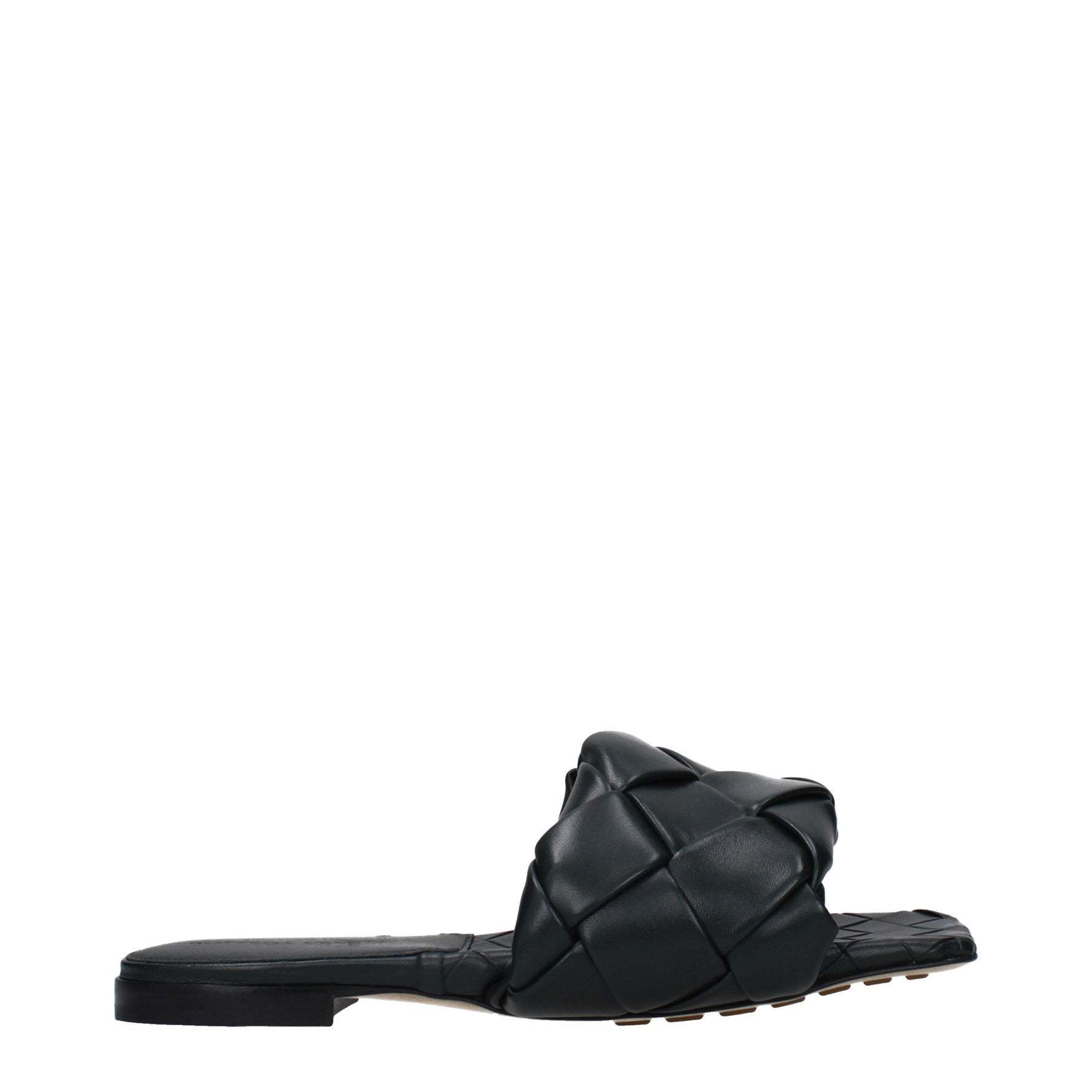 サンダル・ミュール BOTTEGA VENETA  Slippers and Clogs Women Leather Blue/Ink