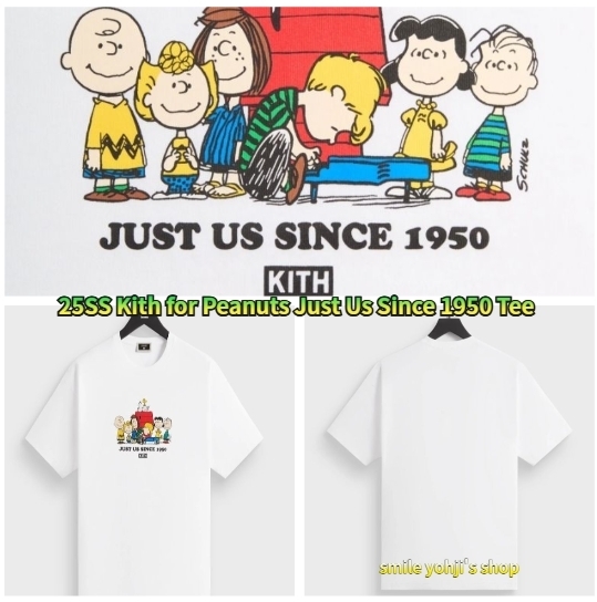 ★25SS 入手困難★Kith for Peanuts Just Us Since 1950 Tee