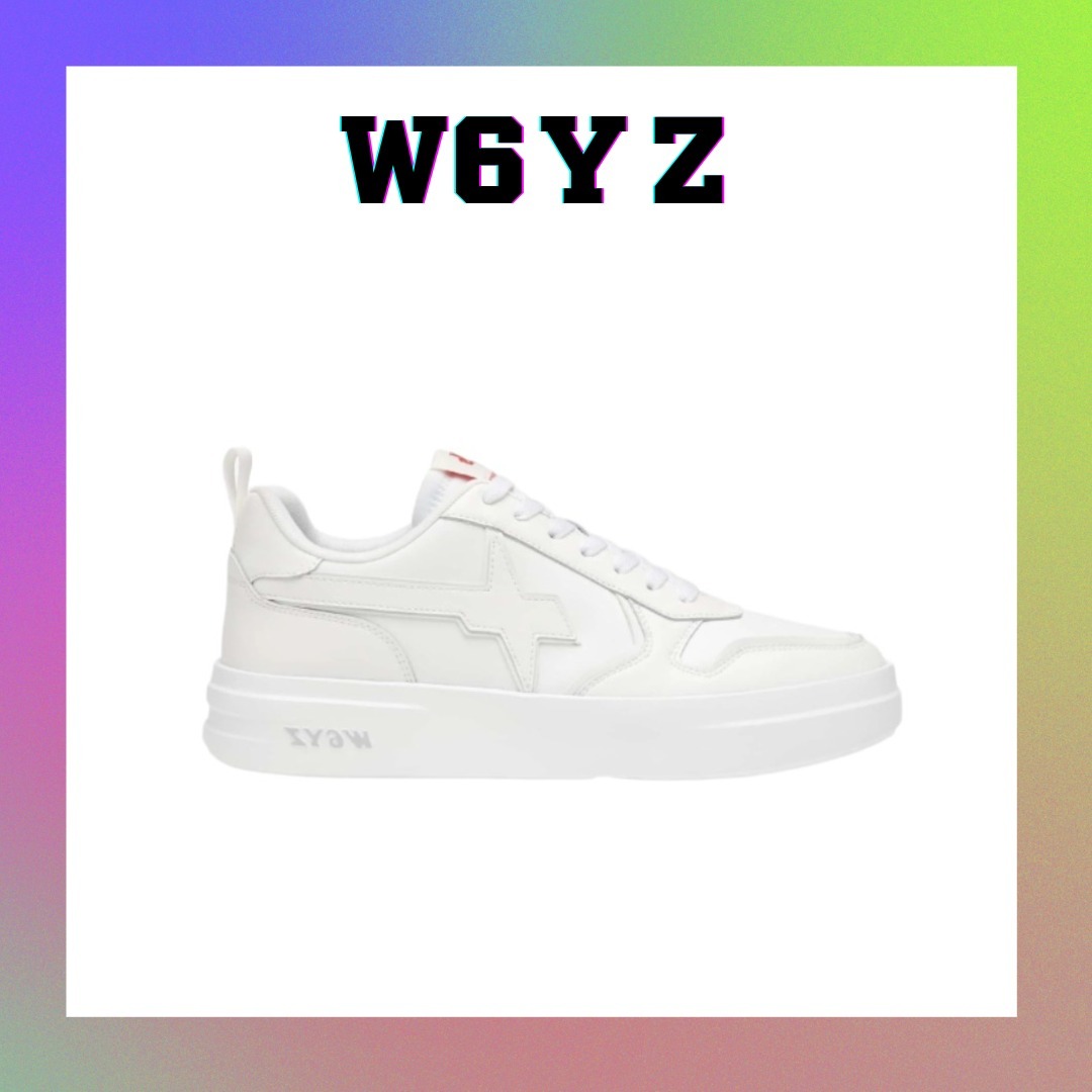 【W6YZ】メンズ スニーカー ボンドユニホワイト