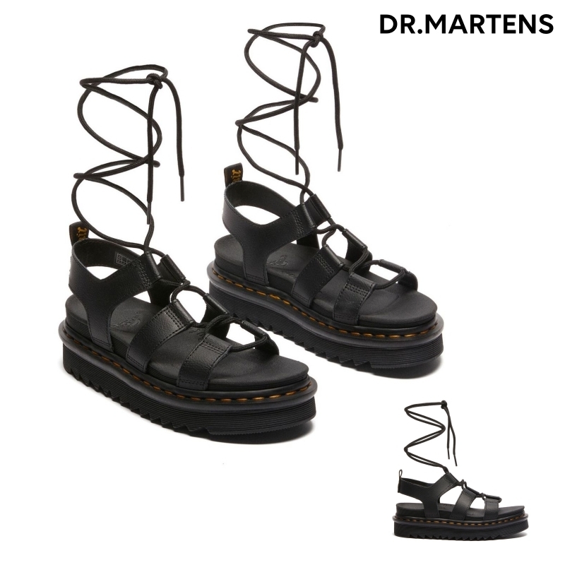 [DR.MARTENS] サンダル レースアップ NARTILLA ブラック
