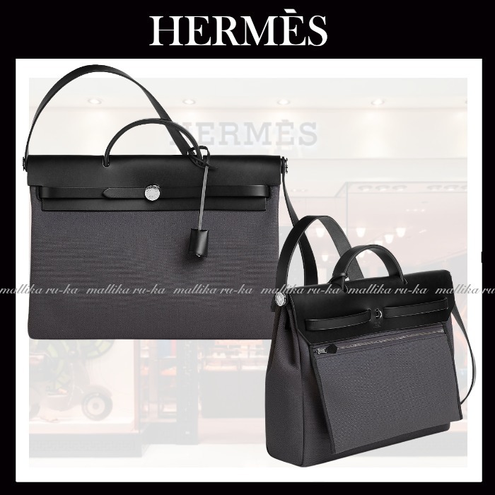 メンズに☆【HERMES】Herbag Messenger 39 エールバッグ