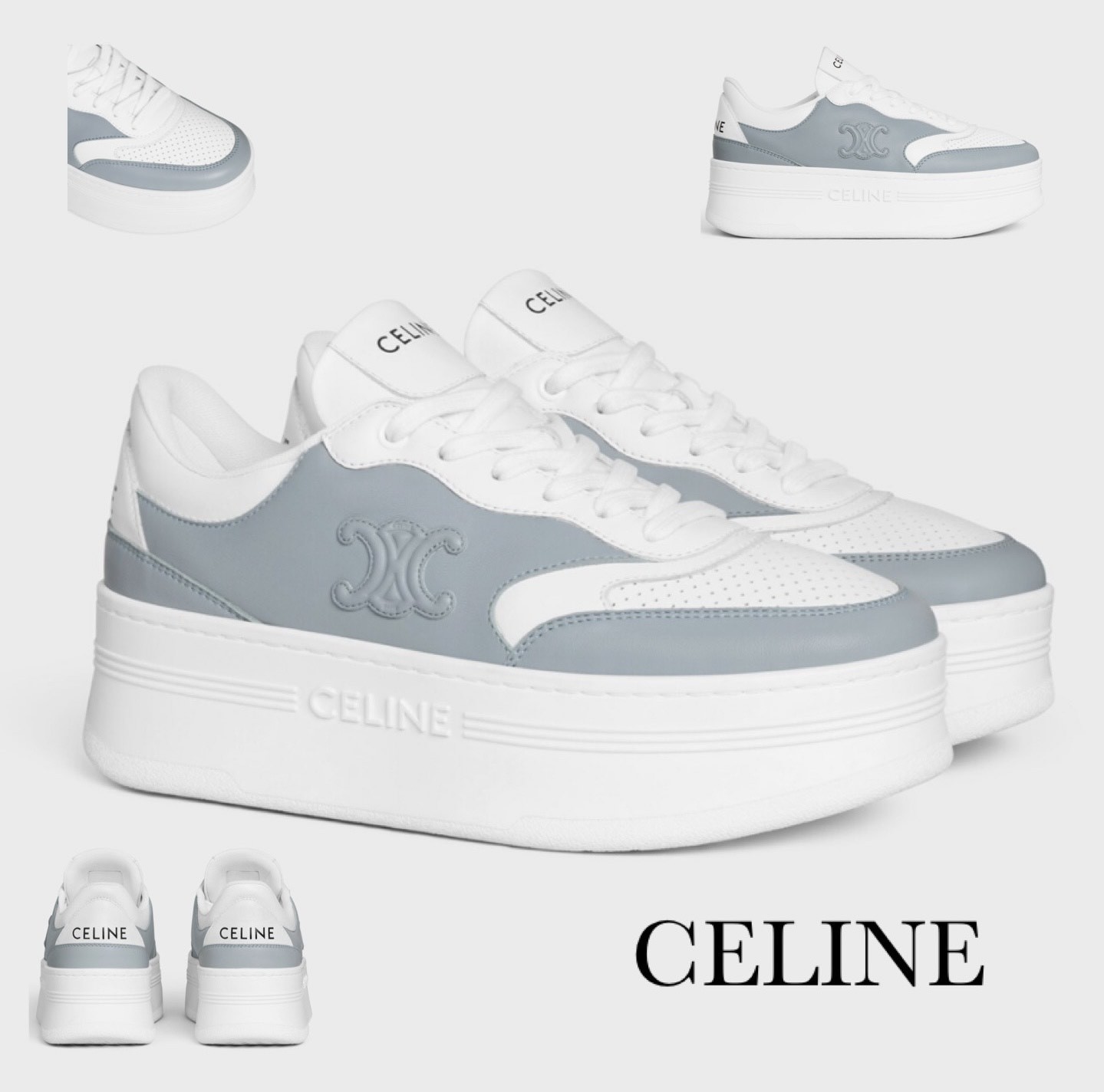 CELINE SNEAKER TRIOMPHE ブロック スニーカー トリオンフ 厚底